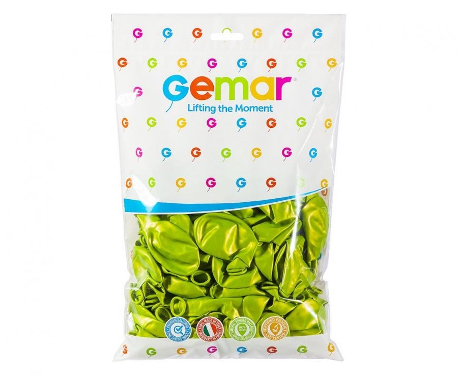 Balony pistacjowe metalizowane śr. 80cm (100szt) GM90/67 GoDan